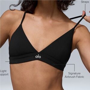 ALO Yoga Splendor Bra xsmall black